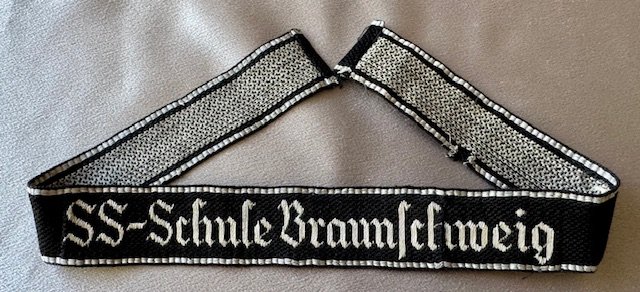 SS Officer Candidate School at Braunschweig Cuff Title #19080 