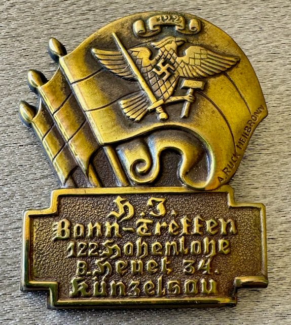 H.J. Bann-Treffen 122 Hohenlohe 8. heuet 34. Künzelsau Tinnie #19762 