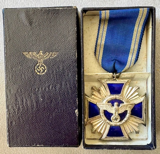 NSDAP 15 Year Long Service Medal, Cased #17704 