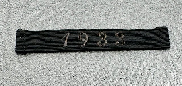 1933 NSDAP Entry Year Ribbon #17744 