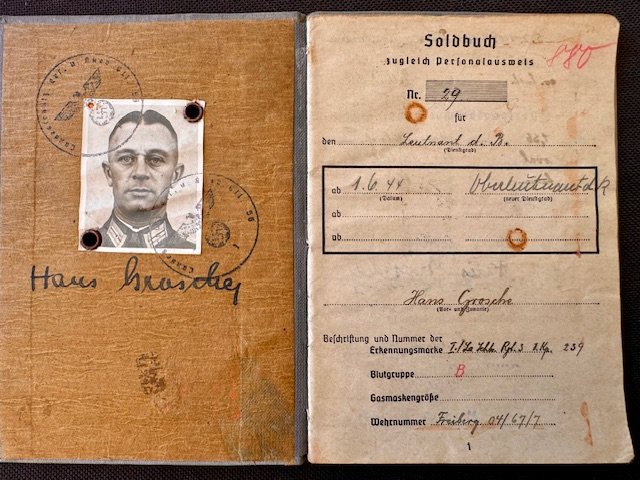 Soldbuch zugleich Personalausweis #17673 