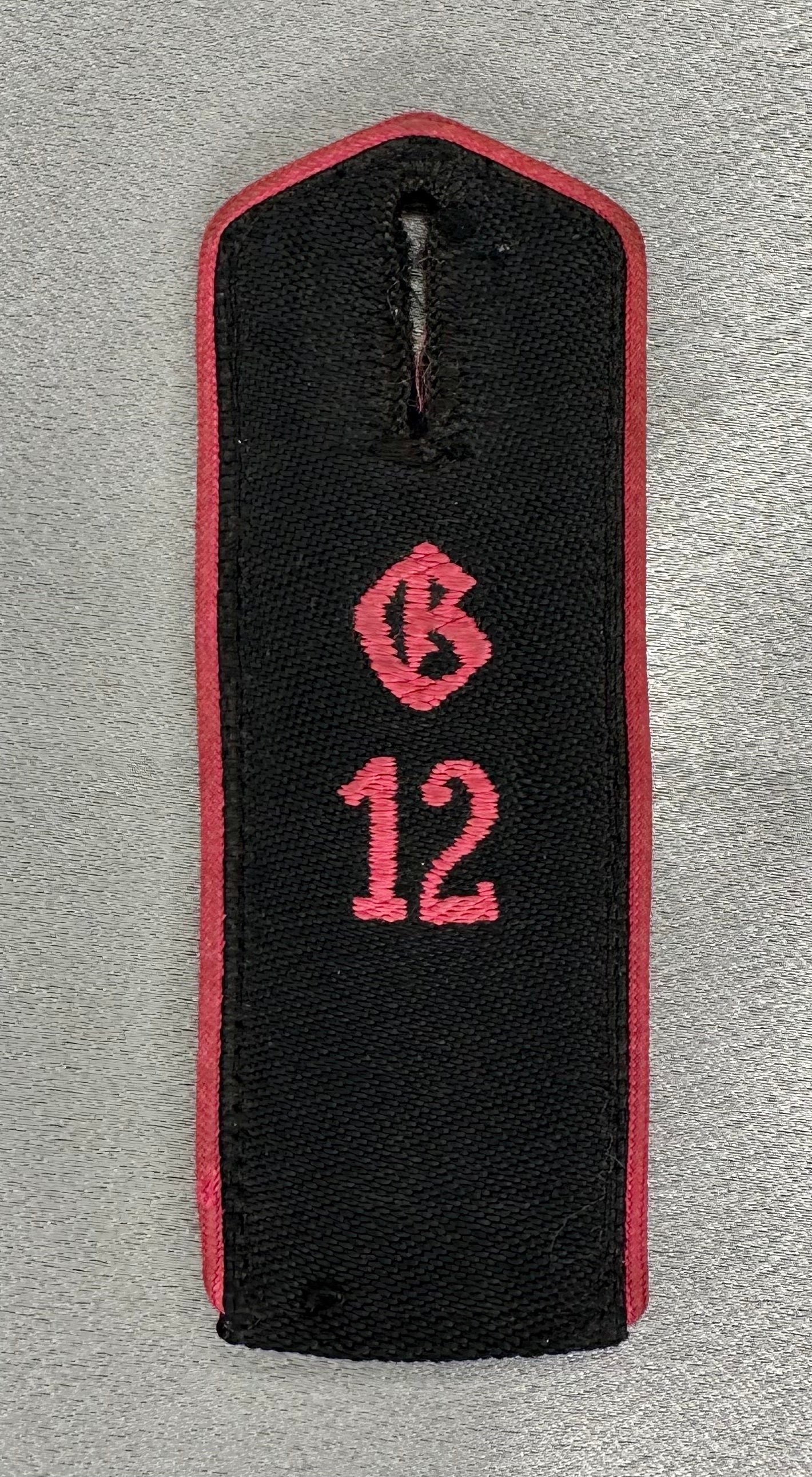 HJ Gebiet 12 Shoulder Board #17157 