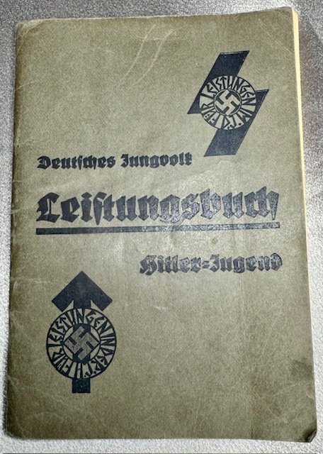 Deutsches Jungvolk Leistungsbuch Hitler Jugend #17560 