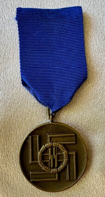 SS 8 Year Long Service Medal #18298 