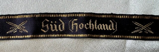 Reichskriegerbund Cuff Title #18122 