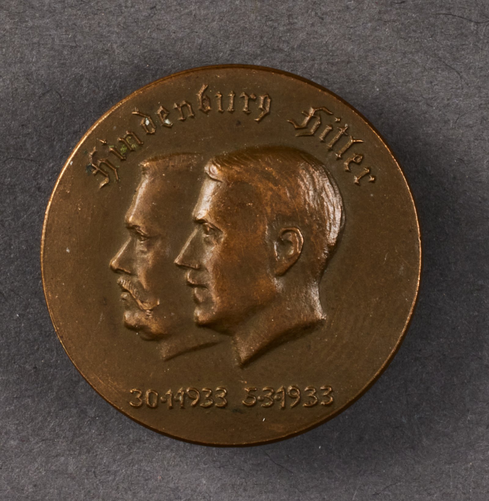 Hindenburg Hitler Badge #21949 