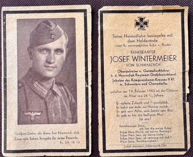 German Death Card #18639 