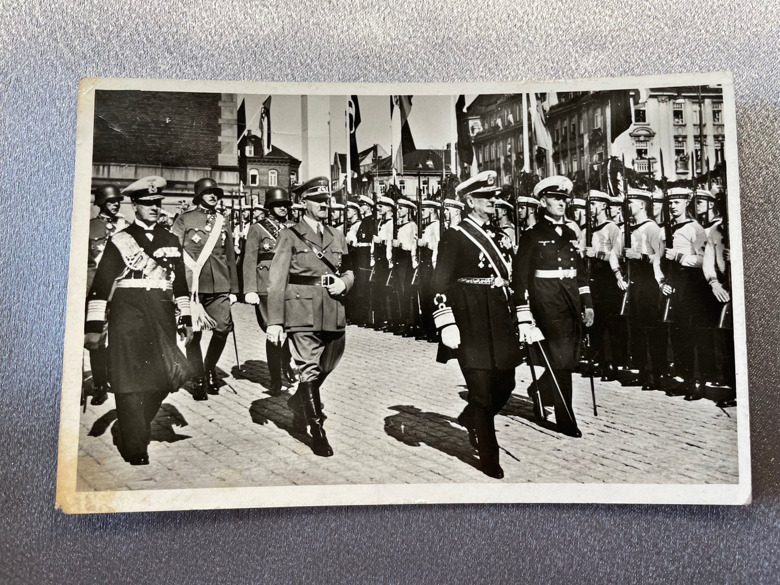 Hitler with Horthy Postcard #15094 
