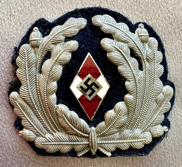 Hitler Youth Marine Cap Insignia #17943 