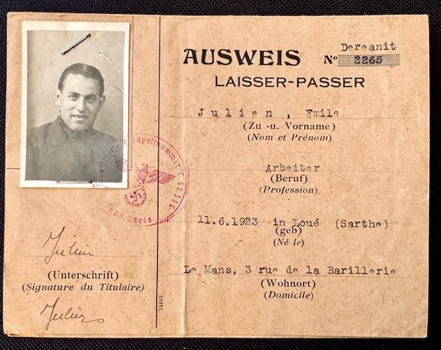 Ausweis Laisser Passer #17787 