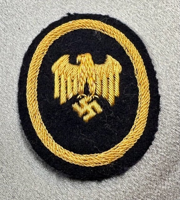 Kriegsmarine Technical Official Candidate Career Sleeve Insignia #16450 