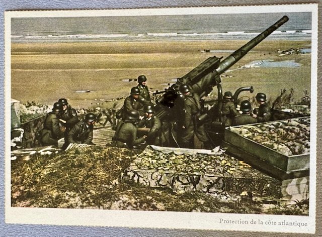 Protection de la côte atlantique Postcard #19717 