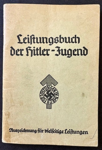 Leistungsbuch der Hitler Jugend #17672 