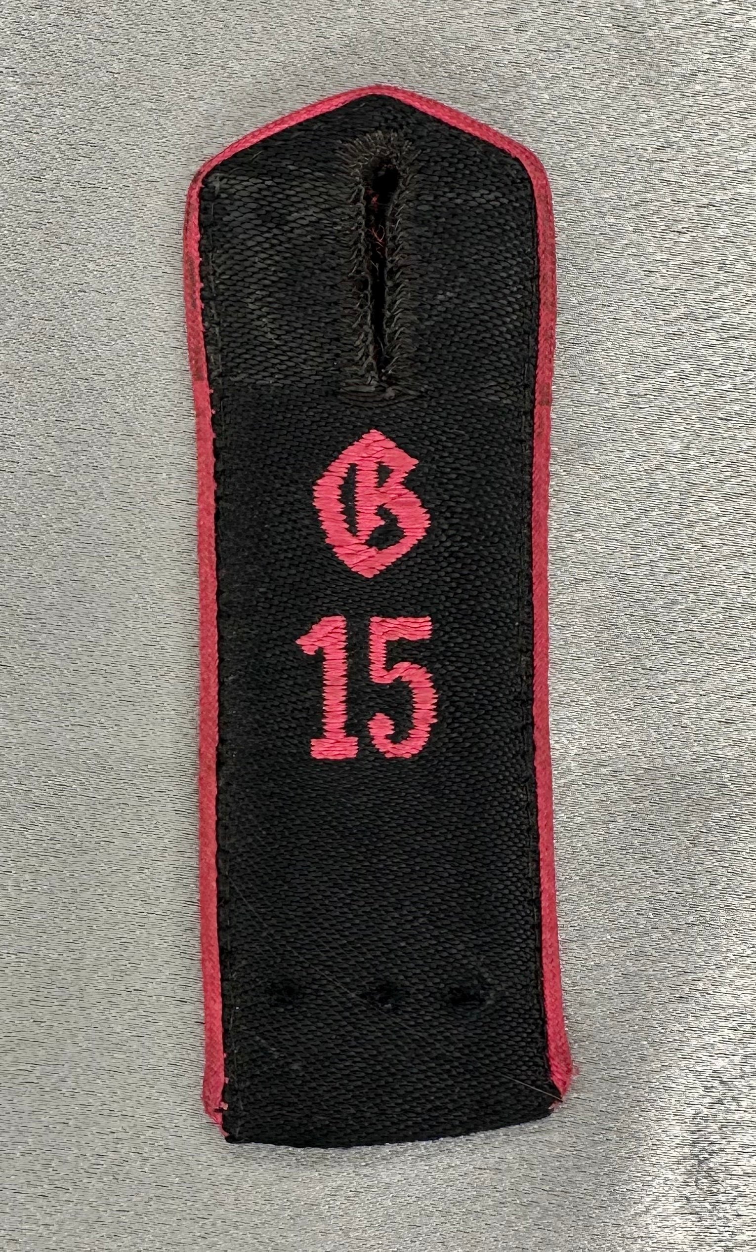 HJ Gebiet 15 Shoulder Board #17159 