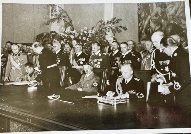 Joachim von Ribbentrop with Adolf Hitler Photo #19324 