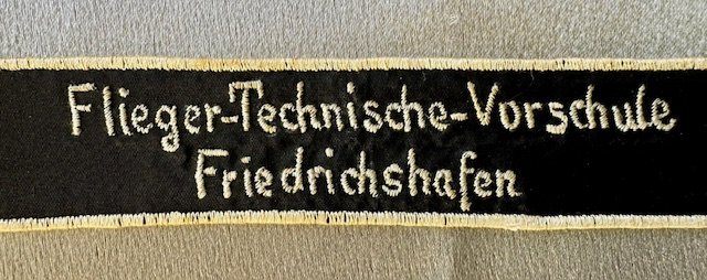 Flieger Technische Vorschule Friedrichshafen Cuff Title #18269 