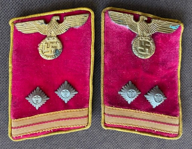Reichsleitung Hauptbereitschaftsleiter Collar Tabs #21913 