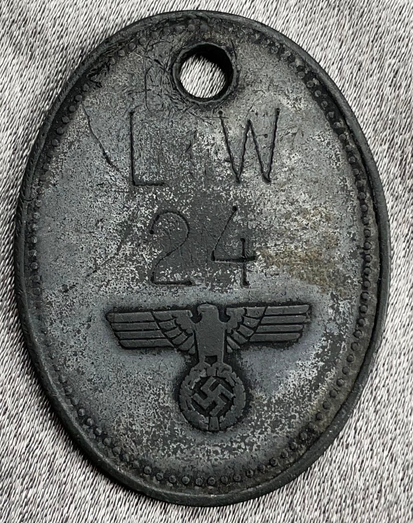 LW 24 Reichsbahn Ausbess Werk Kassel Tag #15358 