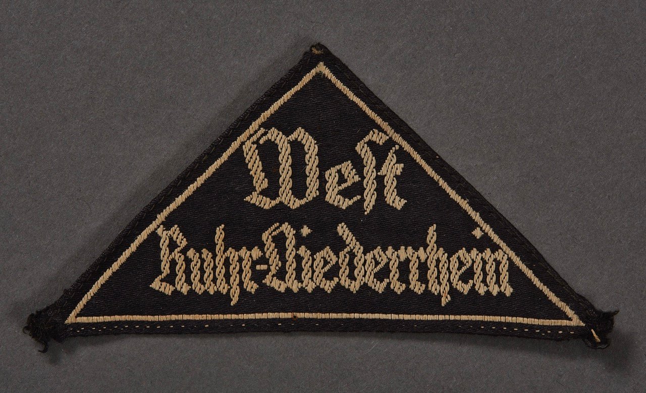 BDM West Ruhr-Niederrhein District Sleeve Triangle #16061 