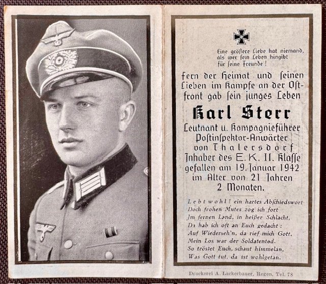 German Death Card #18632 