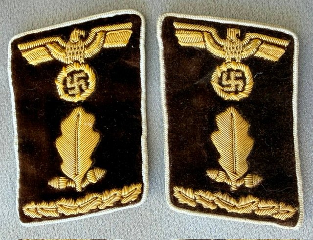 Kreisleitung OberAbschnittsleiter Collar Tabs #20563 