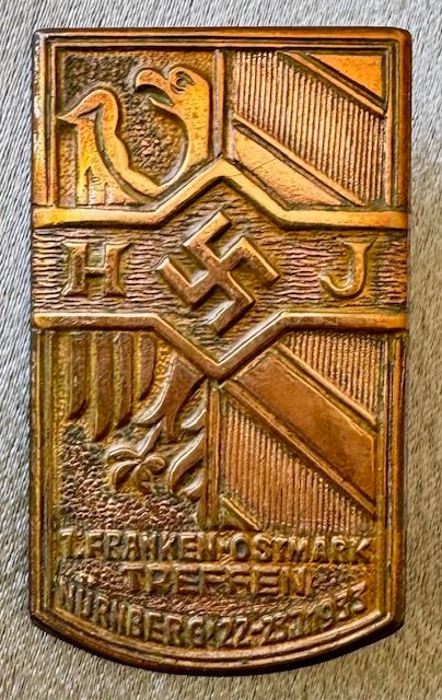 HJ 1. Franken Ostmark Treffen in Nürnberg Tinnie #19636 