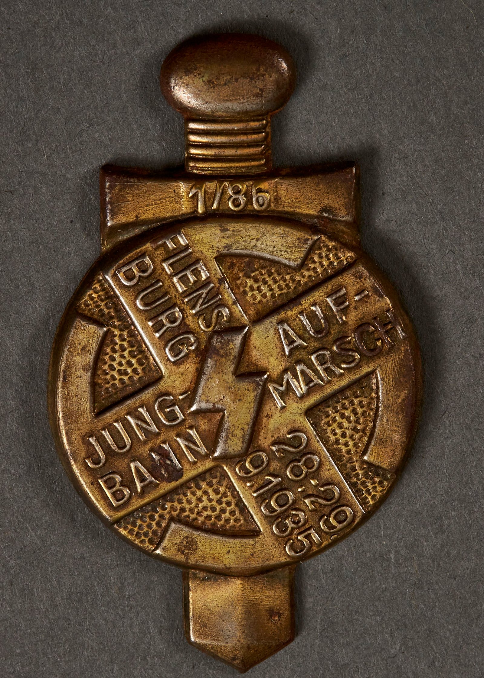 1/86 Jungbann Aufmarsch Flensburg 28.-29.9.1935 Tinnie #15638 