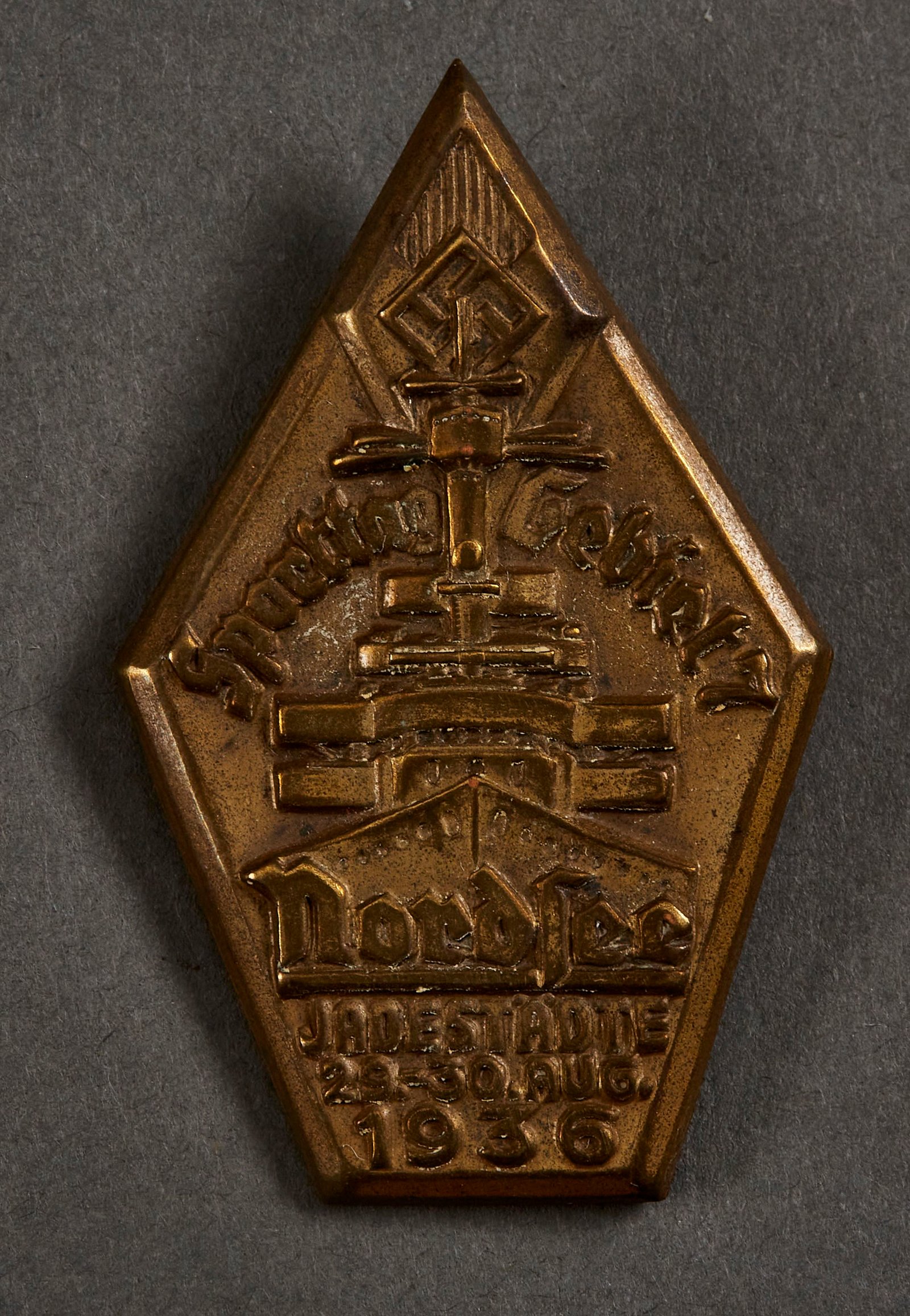 HJ Nordsee Sporttag Gebiets 7 Jadestädte 29.-30. Aug. 1936 Tinnie #15618 