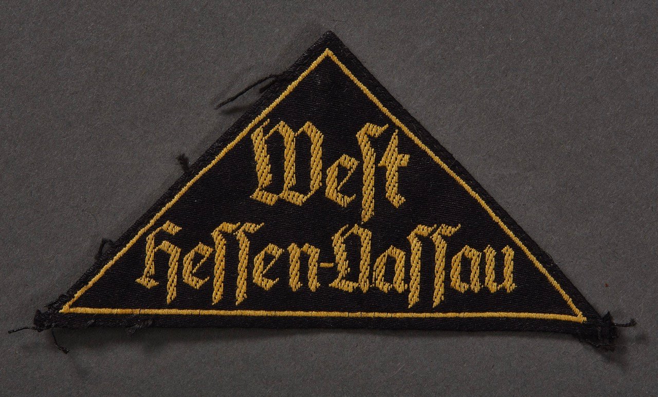 HJ West Hessen-Nassau District Sleeve Triangle #16050 