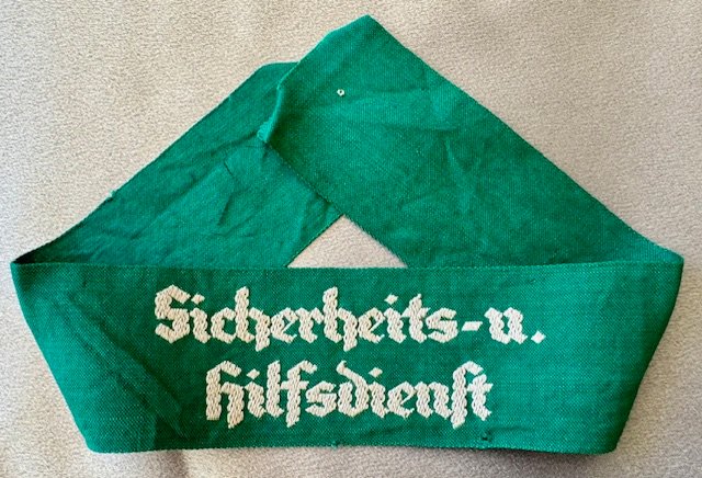 Sicherheits und Hilfsdienst Cuff Title #17911 