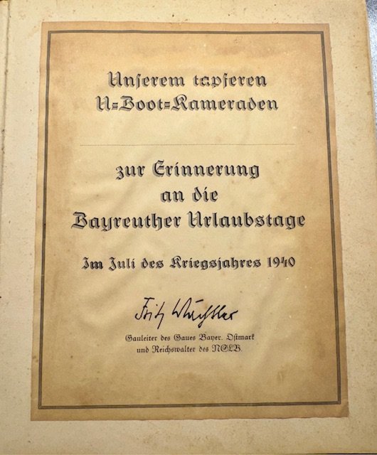 Bayer Ostmark U-Boat Album #17947 