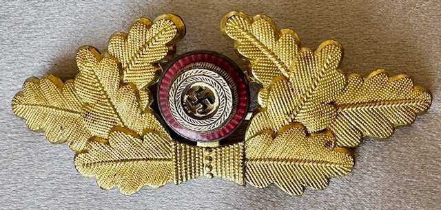 Political Leader\'s Visor Cap Wreath & Cockade #19333 