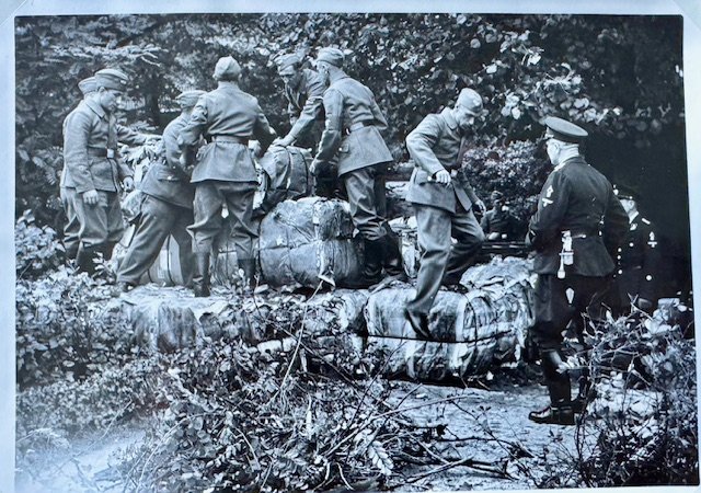 Security service and technical emergency services in containing the unexploded bombs #18920 