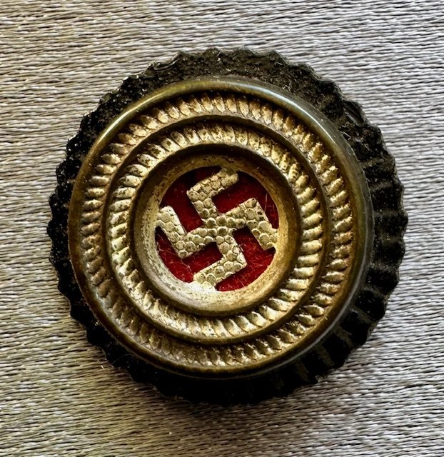 Early NSDAP Political Visor Cap Cockade #18314 