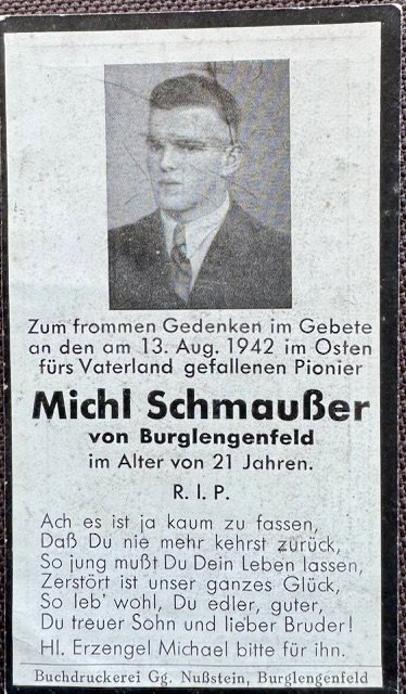 German Death Card #18619 