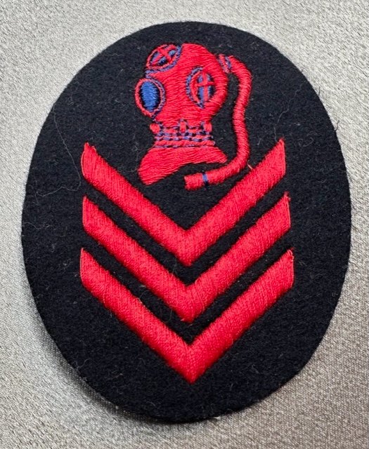 Kriegsmarine Senior NCO Diver Specialty Trade Patch #16422 