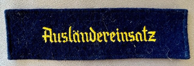 Ausländereinsatz Cuff Title #18461 