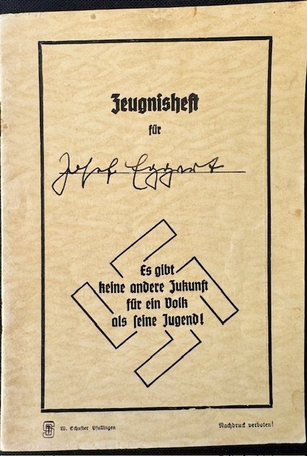 Zeugnisheft Volksschule #17777 