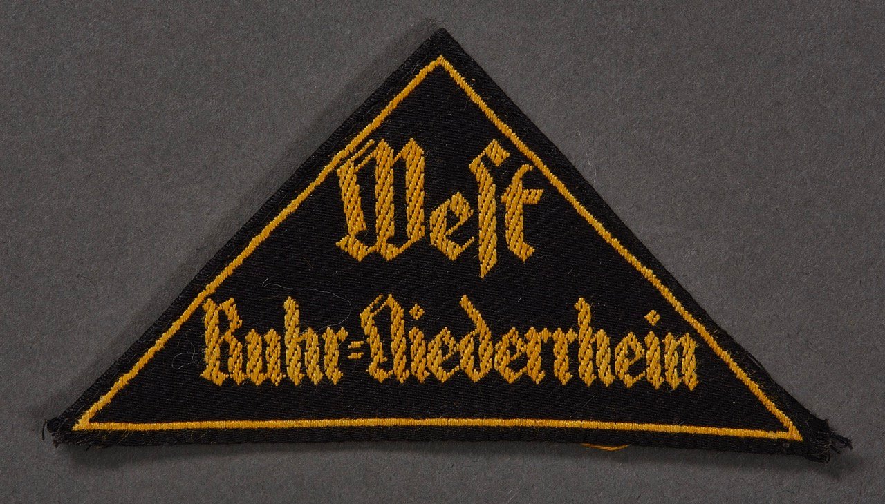 HJ West Ruhr-Niedderrhein District Sleeve Triangle #16045 