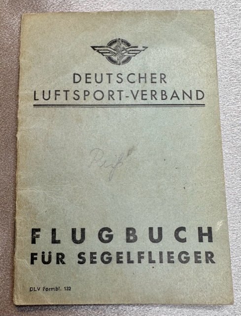 Deutscher Luftsport-Verband Flugbuch für Segelflieger #16342 