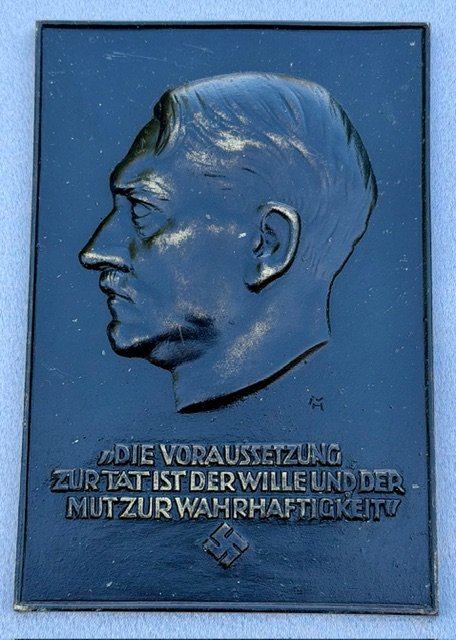 Adolf Hitler Plaque #20133 