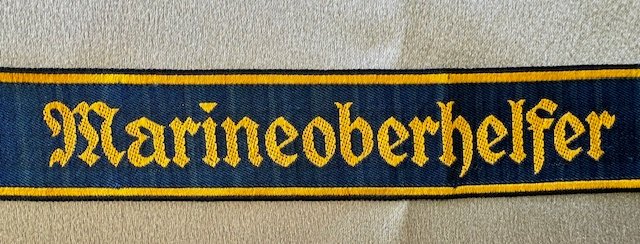 Marineoberhelfer Cuff Title #18220 