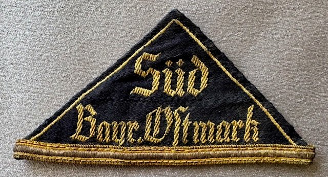 HJ Süd Bayr. Ostmark District Sleeve Triangle #18773 