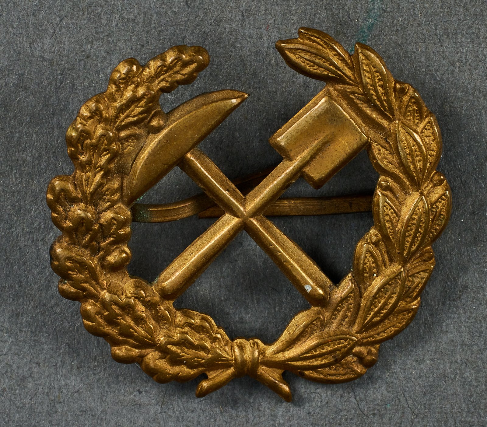 German Miners Cap Insignia #20874 