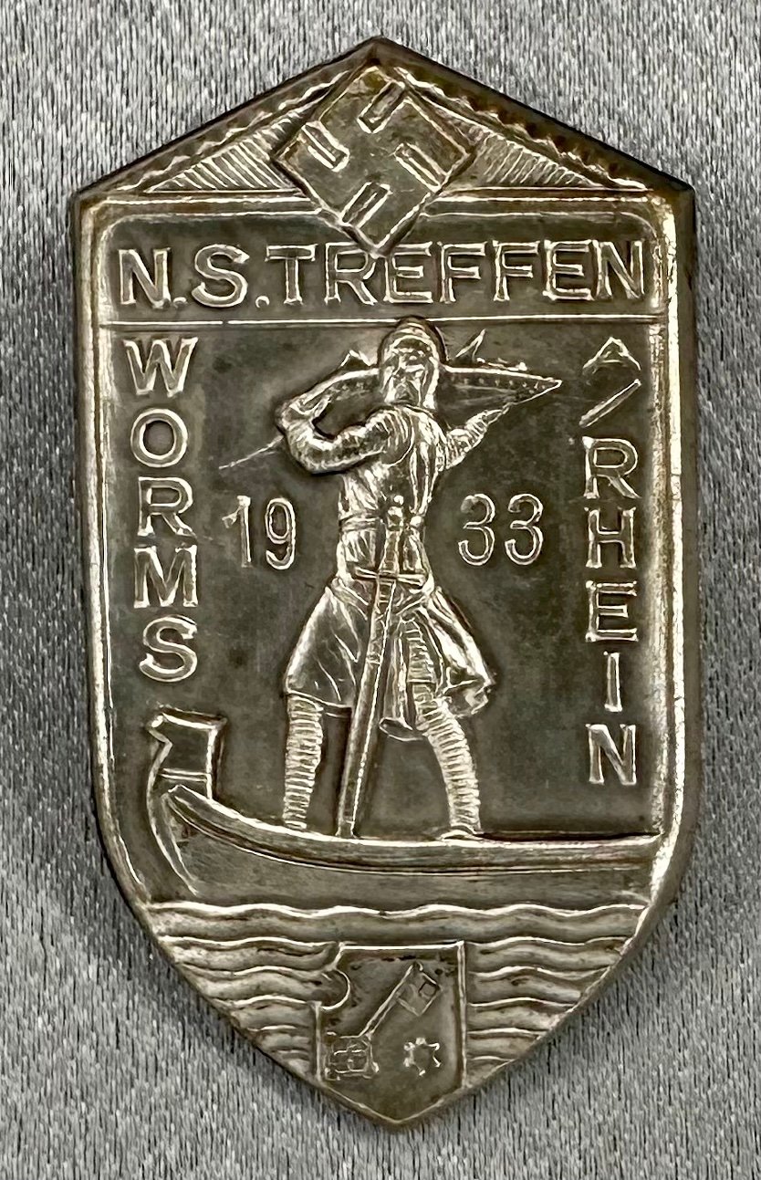 N.S. Treffen Worms a/Rhein 1933 Tinnie #17337 