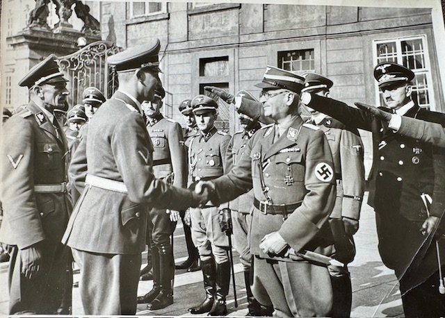 Reinhard Heydrich with Karl Frank #19435 