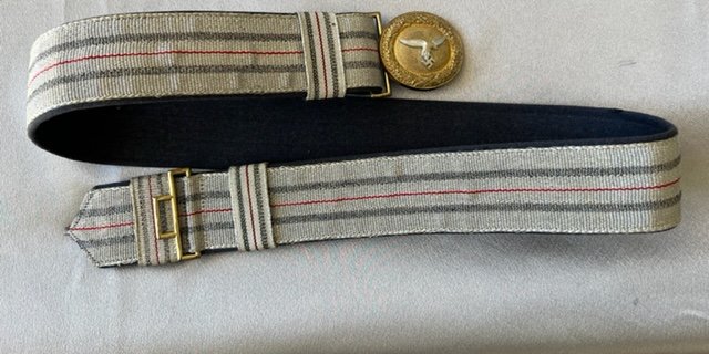 Luftwaffe Officers Brocade Belt & Buckle #16171 