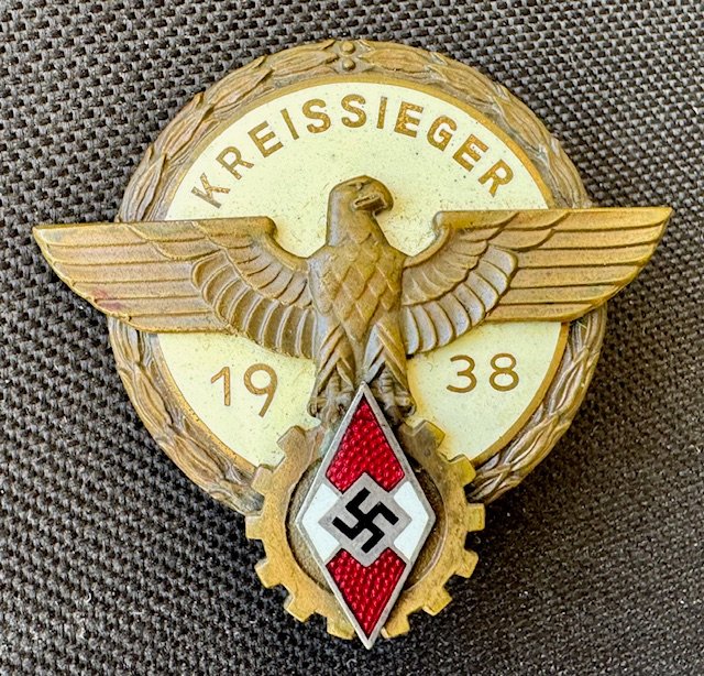 HJ 1938 Kreissieger Badge #17811 