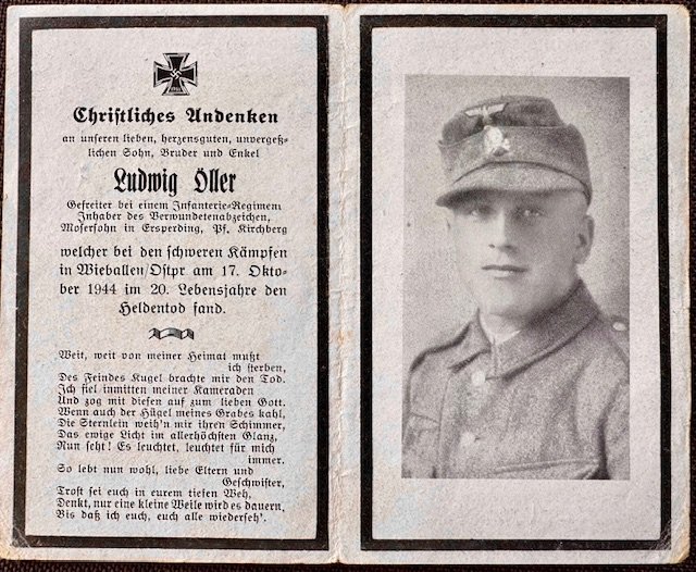 German Death Card #18641 