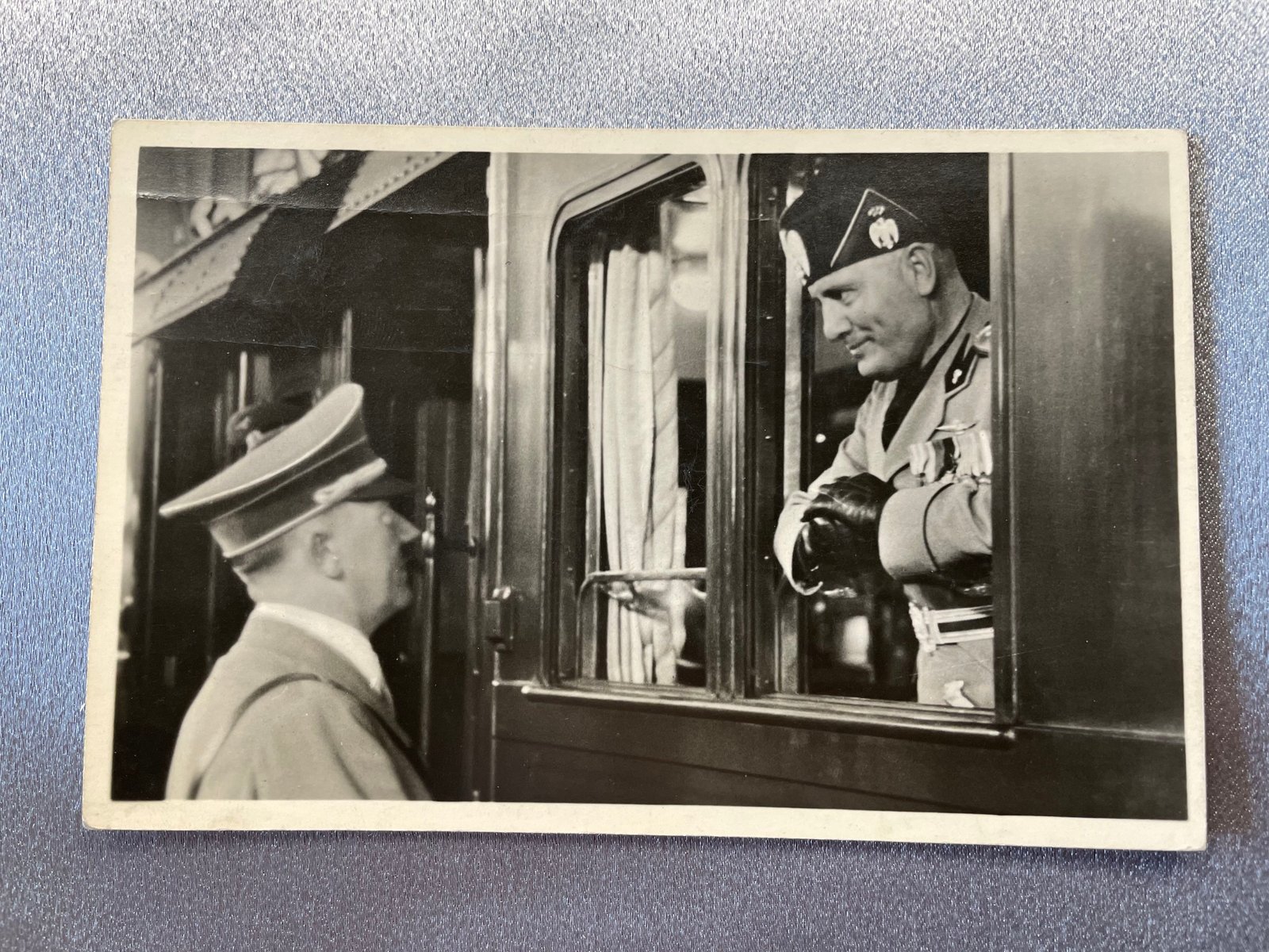 Hitler Mussolini Postcard #15078 